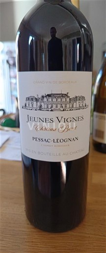 Bordeaux Pessac-Léognan Château Baret Jeunes Vignes 2019