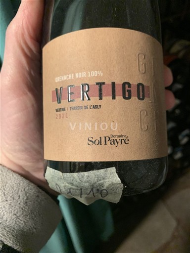 Roussillon Côtes du Roussillon Villages Domaine Sol Payré Vertigo 2021