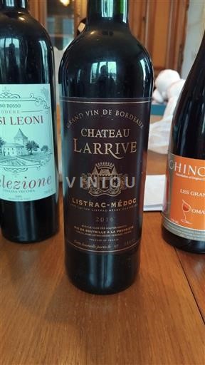 Bordeaux Listrac-Médoc Château Larrive 2016