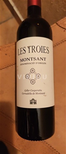 Catalunha Montsant Celler Cooperatiu Cornudella de Montsant Les Troies 2021