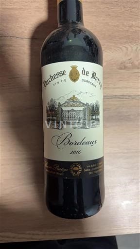 Bordeaux Duchesse de Berry 2016