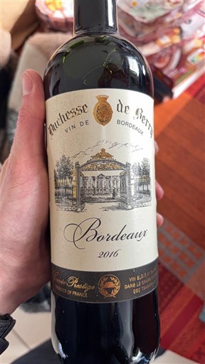 Bordeaux Duchesse de Berry 2016