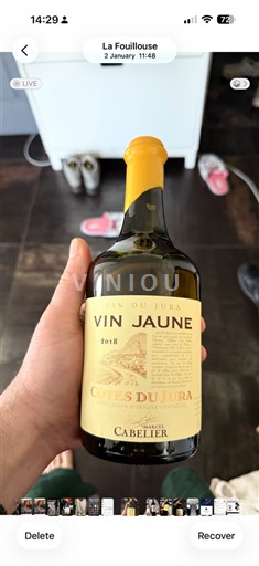 Jura Côtes-du-Jura Cabellier 2018