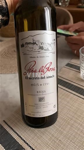 La Rioja Rioja Peña la Rosa El secreto del Abuelo Non Millésimé