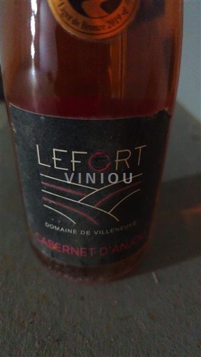 Valle della Loira Cabernet d'Anjou Domaine Villeneuve Lefort Senza annata