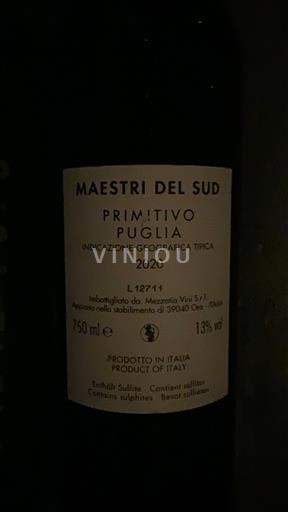 Apulien Ospecificerad Maestri del Sud 2020