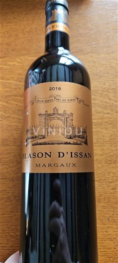 Bordeaux Margaux Château Issan Blason d’Issan 2016