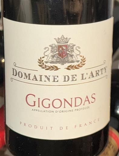 Rhônevallei Gigondas Domaine L'Arty 2023