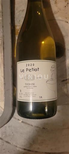 Vallée de la Loire Touraine Domaine Ricard Le Petiot 2020