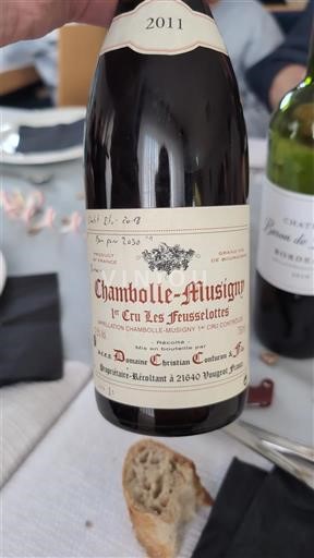 Burgundy Chambolle-Musigny Premier Cru Domaine Christian Confuron 1er Cru Les Feusselottes 2011