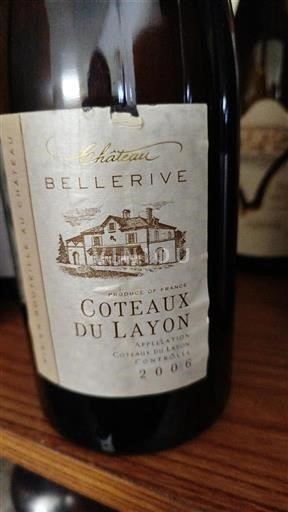 Thung lũng sông Loire Coteaux-du-layon Château Bellerive 2006