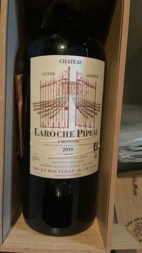 Bordeaux Fronsac Château Laroche Pipeau Arthur 2010