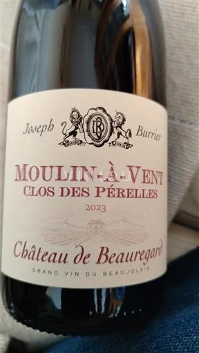 Beaujolais Moulin-à-vent Château Beauregard Clos des Pérelles 2023