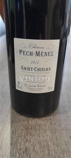 Languedoc Saint-Chinian Château Pech-Ménel 2015