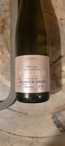 Alsace Domaine Griss Sonnenberg 2019