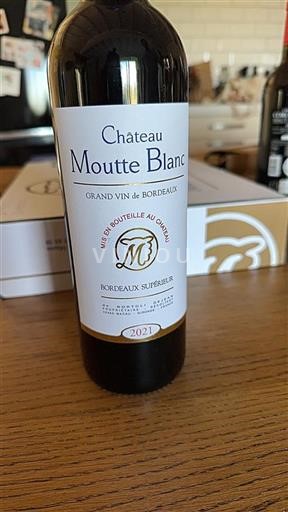 Burdeos Bordeaux superior Château Moutte Blanc 2021