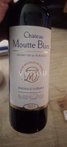 Bordeaux Bordeaux superiore Château Moutte Blanc 2021