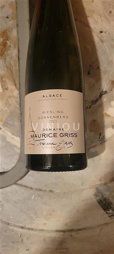 Alsacia Domaine Maurice Griss Riesling Sonnenberg 2023