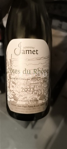 Vallée du Rhône Côtes-du-rhône Domaine Jamet 2023