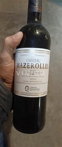 Bordeaux Côtes-de-Bordeaux Château Mazerolles 2020