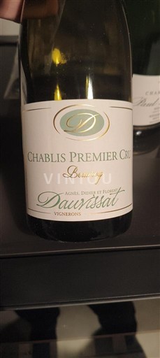 Borgogna Chablis Premier Cru Dauvissat Beauroy 2022