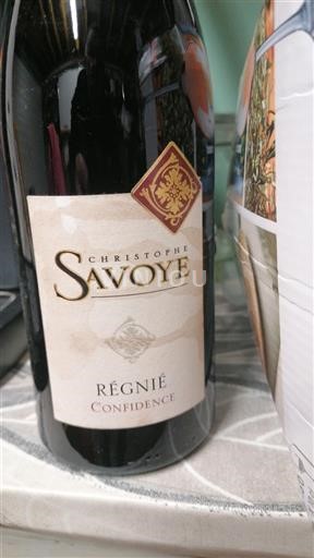 Beaujolais Régnié Christophe Savoye Confidence 2018