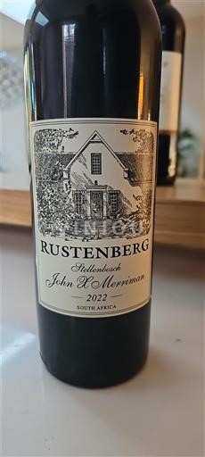 Obalna regija Stellenbosch Rustenberg John X Merriman 2022