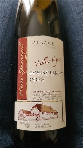 Elzas Gewurztraminer Pierre Spannagel Vieilles Vignes 2023