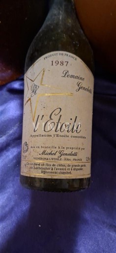 Jura L'Étoile Domaine Geneletti 1987