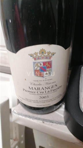 Borgogna Maranges Premier Cru Charles Vienot et Bourguignon Premier Cru La Fussière 2003