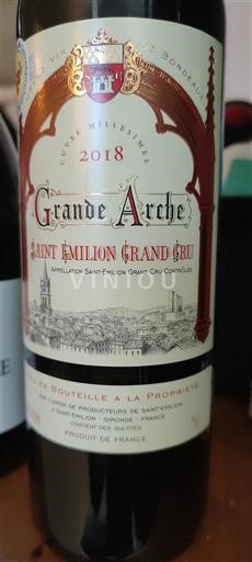 Burdeos Saint-Émilion Gran Cru Grande Arche 2018