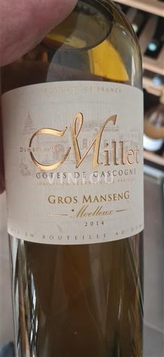 Sudoeste Côtes de Gascogne Domaine Millet 2014