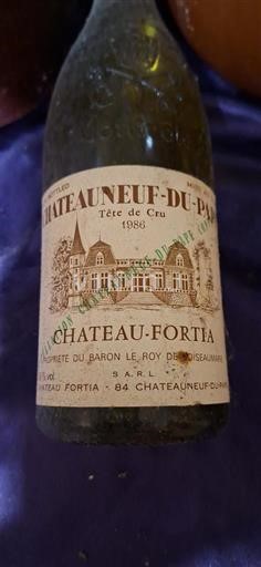 Rhône Valley Châteauneuf-du-Pape Château Fortia 1986