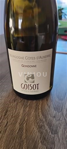 Burgundi Bourgogne Côtes d'Auxerre Goisot Gondonne 2022