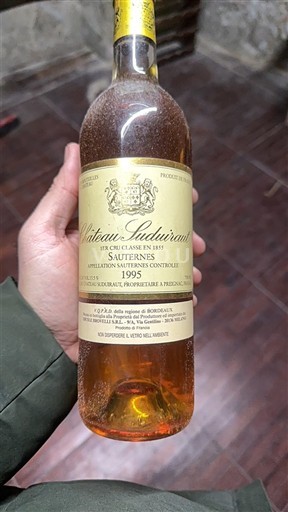 Bordeaux Sauternes Château Suduiraut Sauternes 1995