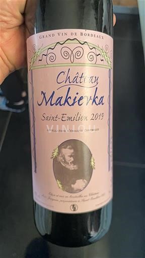 Bordeaux Saint-Émilion Château Makierka 2019
