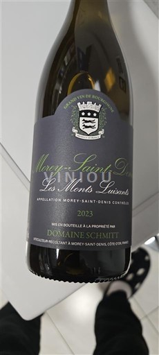Bourgogne Morey-saint-denis Domaine Schmitt Les Monts Luisants 2023