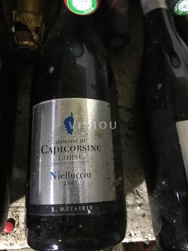 Corse Patrimonio Domaine Capicorsine 2007