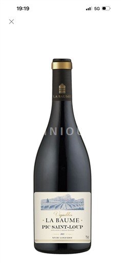 Languedok Pic-saint-loup Vignobles La Baume 2023