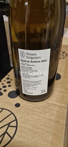 Katalonija Penedès Vinyes Singulars Xarel-lo Àmfora 2023