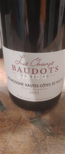 Бургундія Не вказано Domaine Baudots Les Champs 2023