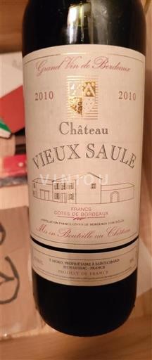 Bordeaux Côtes-de-Bordeaux Château Vieux Saule 2010