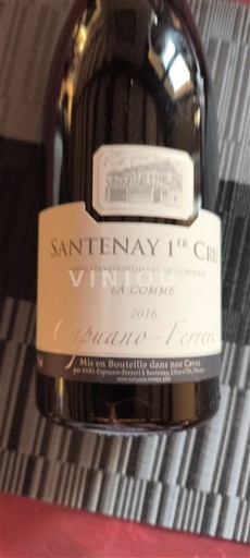 Бургундія Не вказано Premier Cru Capuano Ferreri La Comme 2016