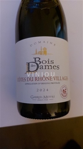 Vallée du Rhône Côtes-du-rhône-villages Domaine Bois des Dames 2024