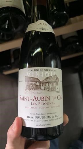 Bourgondië Niet gespecificeerd Premier Cru Henri Prudhon & Fils Les Frionnes 2018
