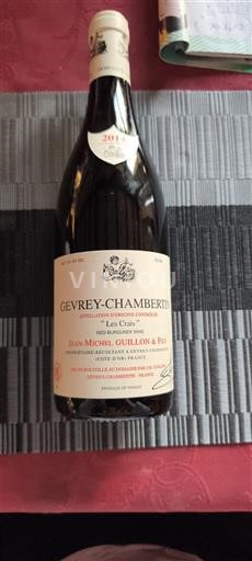 Bourgogne Gevrey-chambertin Jean-Michel Guillon & Fils Les Crais 2014