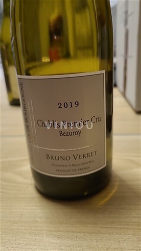 Borgogna Chablis Premier Cru Bruno Verret Beauroy 2019