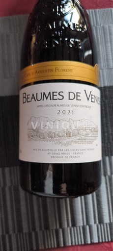 Rhônevallei Beaumes de Venise Cave Augustin Florent 2021