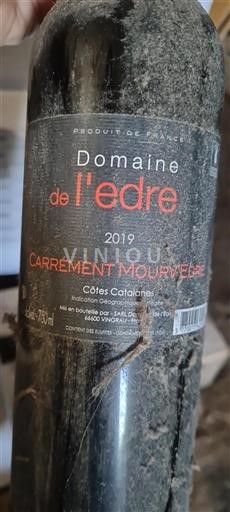 Languedoc y Rosellón Costas Catalanas Domaine L'Edre Carrément Mourvèdre 2019