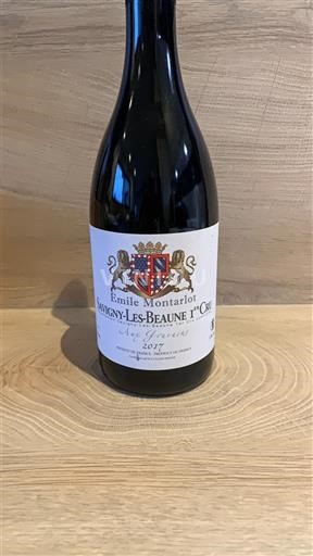 Vin Rouge sec Les Vergelesses Emile Montarlot 2017 France Bourgogne Savigny-lès-beaune AOC Premier Cru